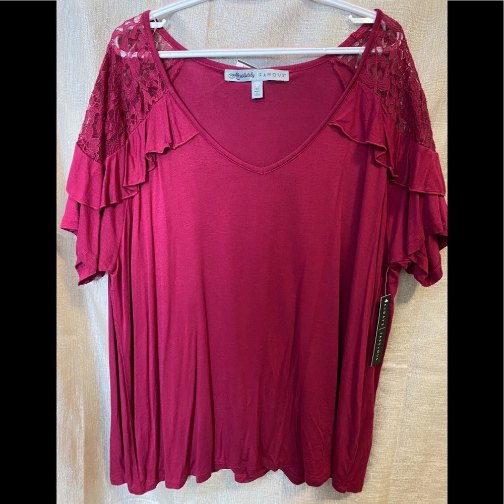 Absolutely Famous top 3X NWT